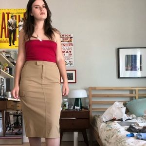 moschino pencil skirt